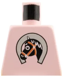 Torso Paradisa Horse Face in Horseshoe Pattern