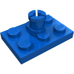 Plate Special 2 x 3 with Helicopter Rotor Holder / Blue