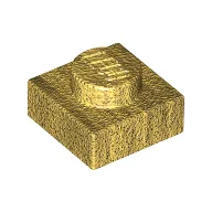 Plate 1 x 1 / Pearl Gold