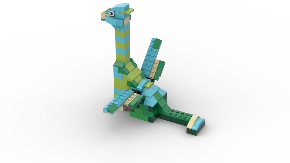 Lego 10698 Azure Green Dragon