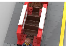 classic red trolley