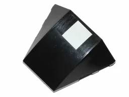 Wedge 4 x 3 Triple Curved No Studs with White Square Pattern (Sticker) - Set 30195