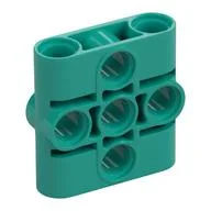 Technic Connector Beam 3 x 3 / Dark Turquoise