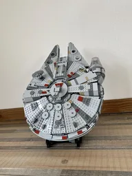 MOC - Millennium Falcon 75257 - Display Stand Nose Up