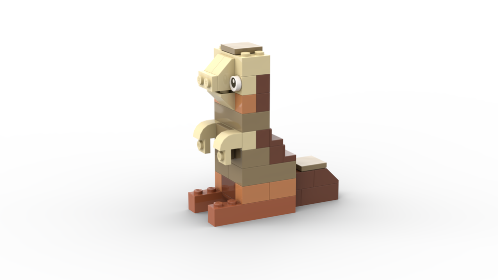 Lego 10698 Brown dinosaur