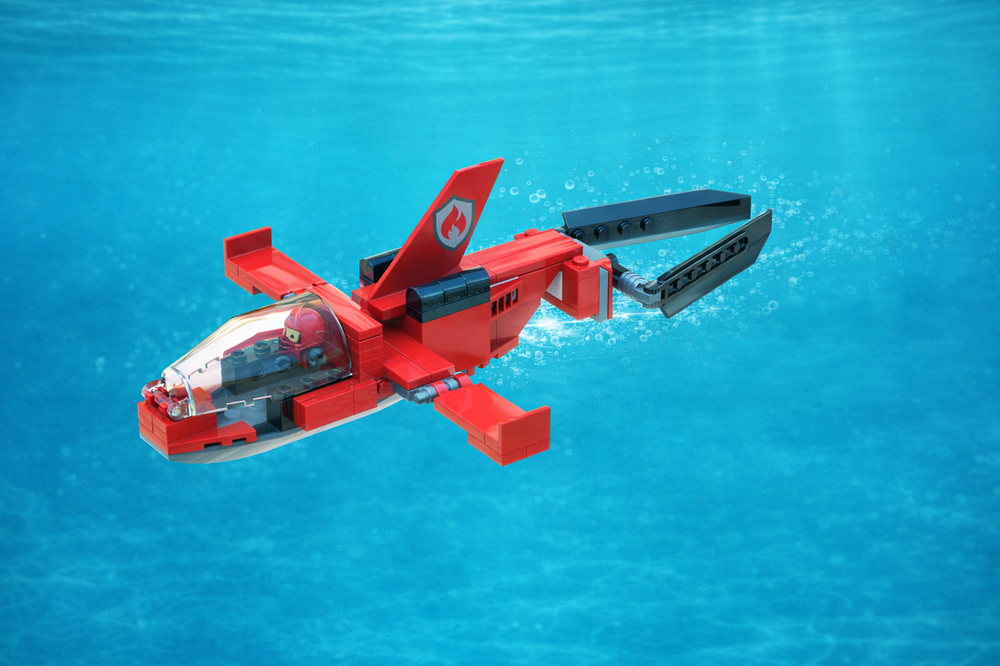 Lego Red Sub