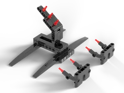 SR-71 Blackbird wall hangers and stand