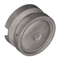Wheel 11 x 6 with Smooth Hubcap / Flat Silver