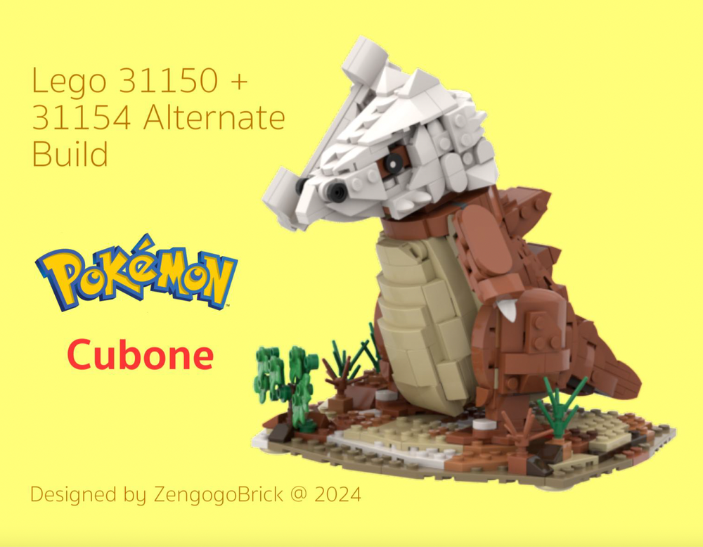 Lego 31150+31154 Pokemon Cubone