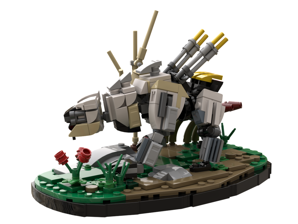 Lego Horizon Zero Dawn Sawtooth with Stand