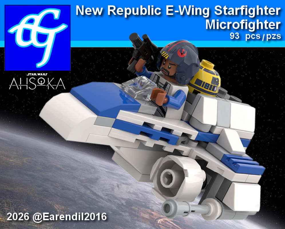 Lego New Republic E-Wing Microfighter