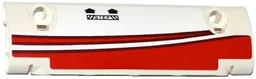Technic, Panel Curved 11 x 3 with Red Stripes, 2 Black Arrows and 'STEP' Pattern Model Left Side (Sticker) - Set 42040