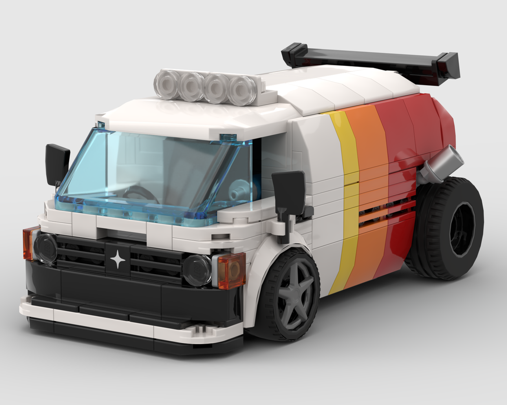 Lego 1982 Toyota HiAce Custom 'Carmine'