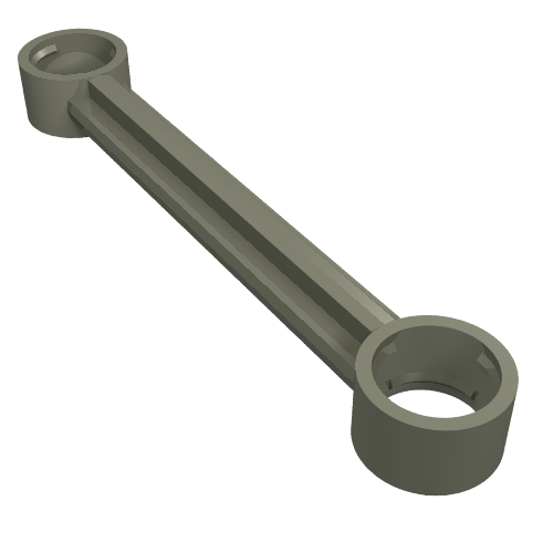 Lego Technic Link 1 x 6 without Stoppers / Dark Gray