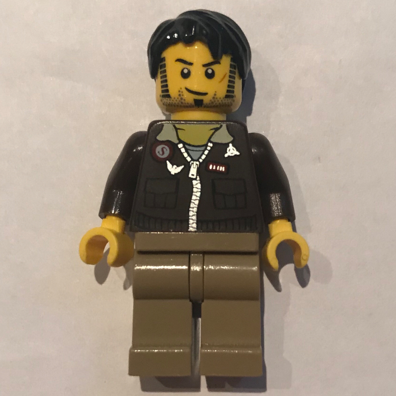 Lego Jake Raines in Reddish Brown Jacket
