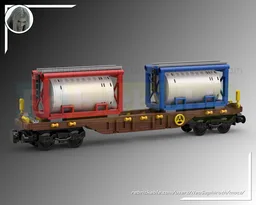 Fladbed Container Wagon