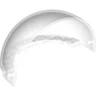 Windscreen 8 x 4 2/3 x 3 2/3 Quarter Sphere [Outer] with Hinge Holes / Trans-Clear