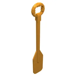 Fabuland, Equipment Paddle / Oar with Ring Handle / Earth Orange