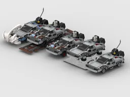 DeLorean BTTF - 8 stud wide