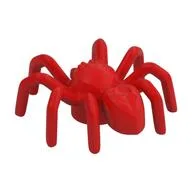 Insect, Spider with Elongated Tail Section / Red