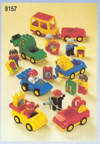 Lego Job Vehicles with Workers