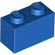 Brick 1 x 2 / Blue