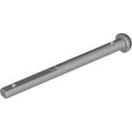 Lego Bar 6L with Round Cap and Partially Flat Shaft / Light Bluish Gray