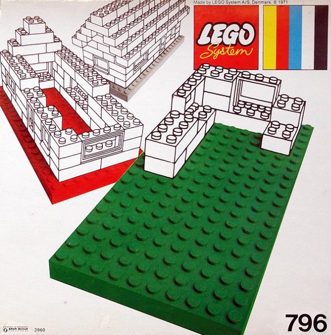 Lego Baseplates, Green and Yellow
