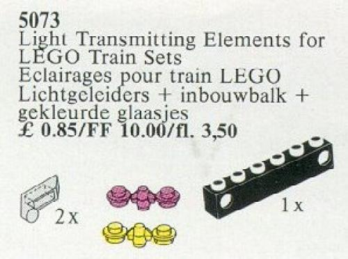 Lego Light Transmitting Elements for Train Sets