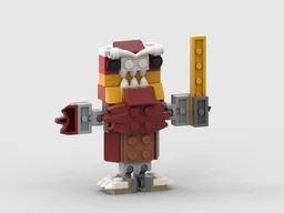 Angry Porg with Lightsaber