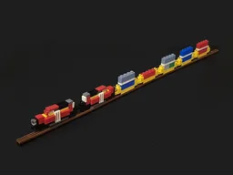 Micro Double Stack Cargo Train