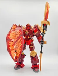 Fire Knight Mech (Ninjago 71812 + 71822 Alt Build)