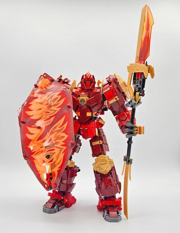 Lego Fire Knight Mech (Ninjago 71812 + 71822 Alt Build)
