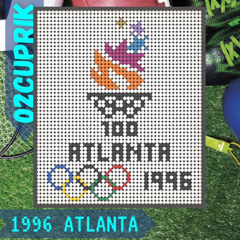 Lego Atlanta 1996 Olympic Poster