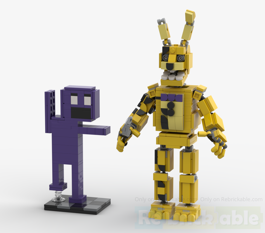 Lego Yellow Rabbit - Five Nights at Freddy's Movie