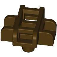 Lego Equipment Scabbard for Two Swords / Dark Brown