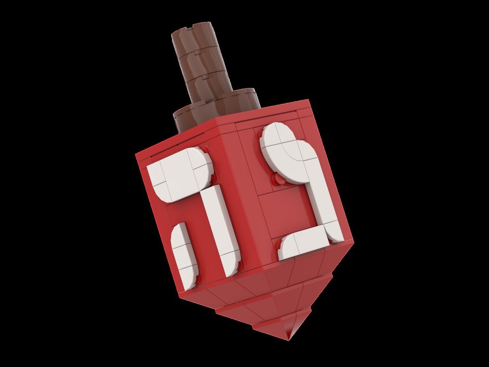 Lego Hanukkah Dreidel