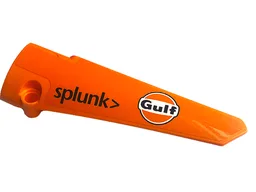 Technic, Panel Fairing # 6 Long Smooth, Side B with Gulf Logo and Black 'splunk>' Pattern (Sticker) - Set 42141