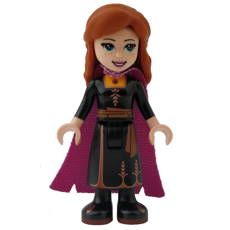 Lego Anna - Black Dress, Cape