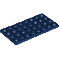 Lego Plate 4 x 8 / Dark Blue