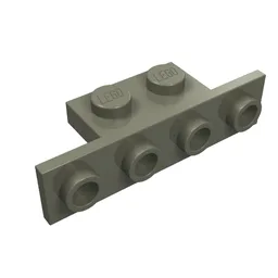 Bracket 1 x 2 - 1 x 4 [Square Corners] / Dark Gray