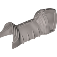 Lego Large Figure Limb Cover, Leg Shin Guard, Armour (Type 2) / Pearl Light Gray