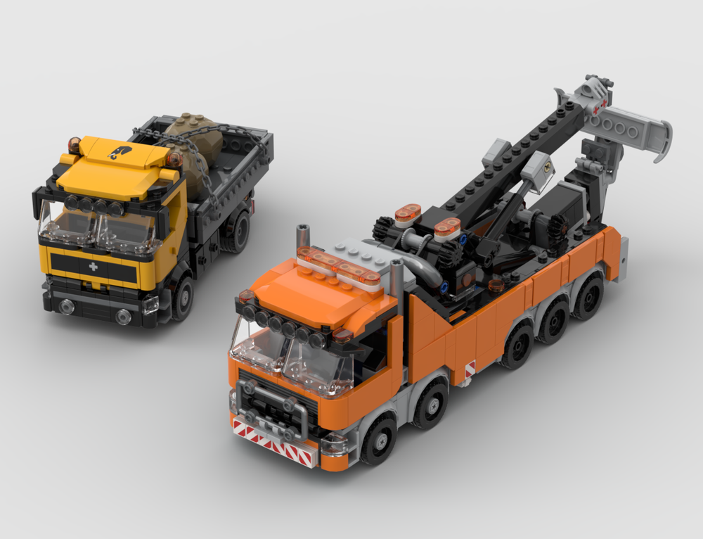 Lego MOD of 60467 Recovery Truck for Speed Champions