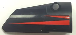 Technic, Panel Fairing # 4 Small Smooth Long, Side B With Red and White Triangles Pattern (Sticker) - Set 42089