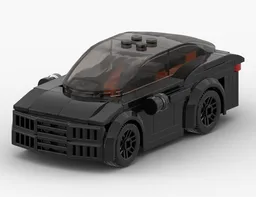 Modern sports car