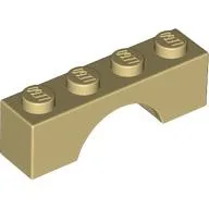 Brick Arch 1 x 4 / Tan
