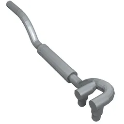 Exhaust Pipe Twin Inlet 11L Left / Pearl Light Gray