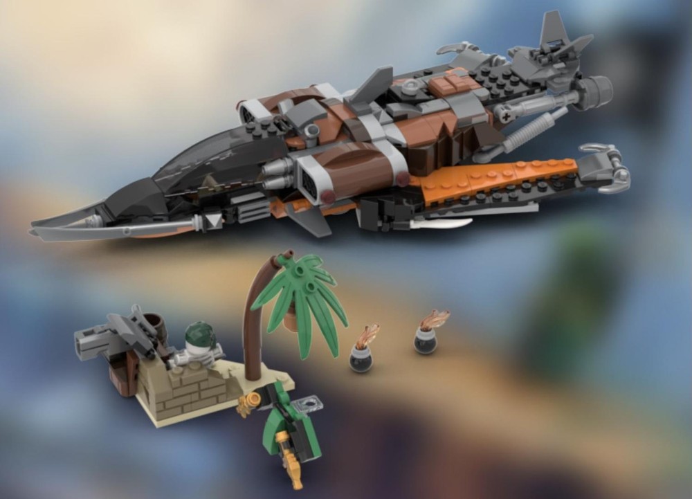 Lego Flintlocke's Sky Shark Legacy Remake
