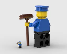 Upscaled street sweeper
