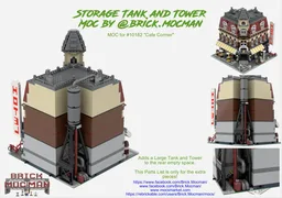 Storage Tank - Backyard MOC for set #10182 "Cafe Corner"